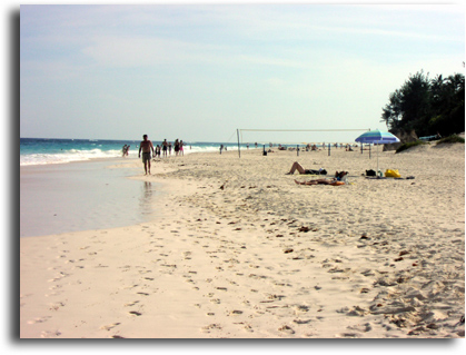 Elbow Beach looking north