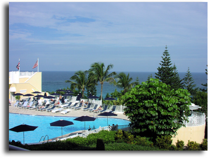 View from the hotel room